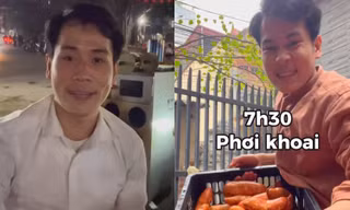 Danh tính Gen Z ngày làm công sở, tối bán khoai nướng vỉa hè gây sốt cõi mạng