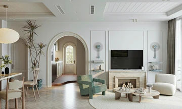 Cải tạo, làm mới căn hộ với ý tưởng từ cát biển