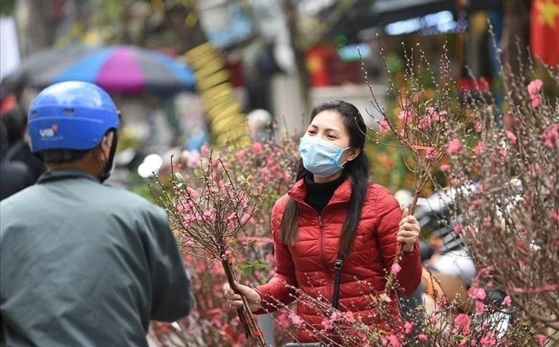 Miền Bắc đón Tết trong không khí lạnh và mưa nhỏ, nhiệt độ giảm sâu