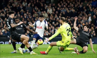 HIGHLIGHTS Tottenham 2-2 Man City: Sảy chân ở London