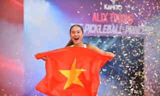 Tay vợt Việt kiều Alix Trương gia nhập đội pickleball cùng Lý Hoàng Nam