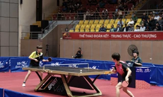 Nguyễn Khoa Diệu Khánh và Đinh Anh Hoàng đăng quang Giải Bóng bàn Các cây vợt xuất sắc Quốc gia 2025