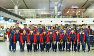 Futsal nữ Việt Nam tập huấn Trung Quốc chuẩn bị cho SEA Games 33