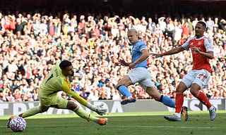 Trực tiếp Arsenal vs Man City 0-1 (H1): Haaland ghi bàn