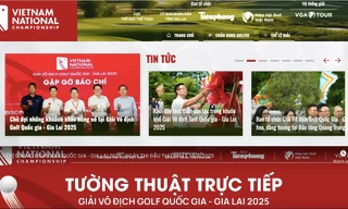 Giao diện website golf.tienphong.vn