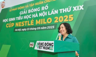Lan tỏa phong trào thể thao học đường từ Giải bóng rổ tiểu học Hà Nội 2025