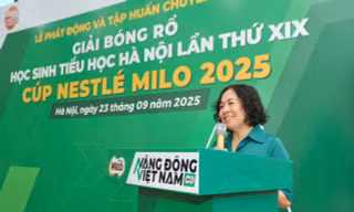 Lan tỏa phong trào thể thao học đường từ Giải bóng rổ tiểu học Hà Nội 2025