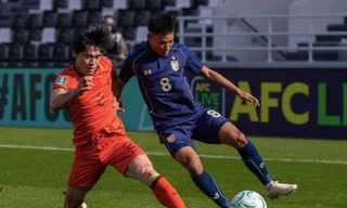  Thủ hòa U23 Thái Lan, U23 Trung Quốc lần đầu vào tứ kết giải U23 châu Á 