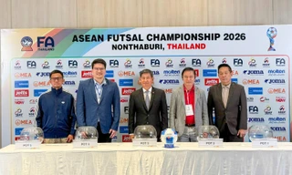Đội tuyển Việt Nam cùng bảng Thái Lan tại Giải vô địch futsal Đông Nam Á 2026