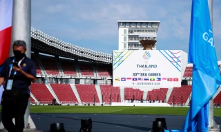 Ngắm sân vận động Rajamangala : 'Trái tim' rực sáng của SEA Games 33