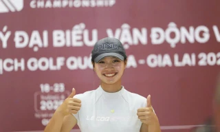 Lập hat-trick Vô địch Quốc gia, Lê Chúc An gửi thông điệp tới golfer trẻ: 'Nỗ lực hết mình, thành công sẽ đến'
