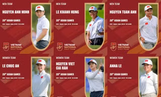 Đội tuyển golf Việt Nam chốt đội hình dự ASIAD 20, Anh Minh lĩnh xướng tuyển nam