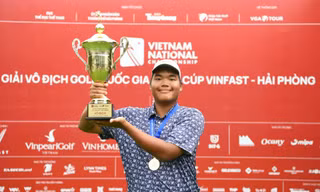 Nhà vô địch Golf Quốc gia 2024 Nguyễn Đức Sơn bước vào con đường thi đấu chuyên nghiệp