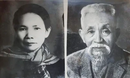 Tổng Bí thư Nguyễn Văn Linh và hai ông bà Nguyễn Thị Kỳ - Tôn Gia Chung. (Ảnh tư liệu gia đình Cảnh Hoàng)