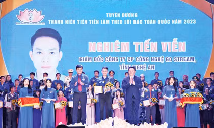 Anh Nghiêm Tiến Viễn được tuyên dương thanh niên tiên tiến làm theo lời Bác toàn quốc năm 2023