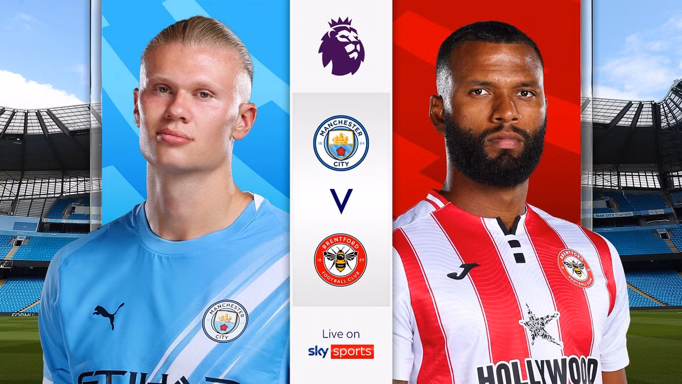 Man City buộc phải thắng Brentford.