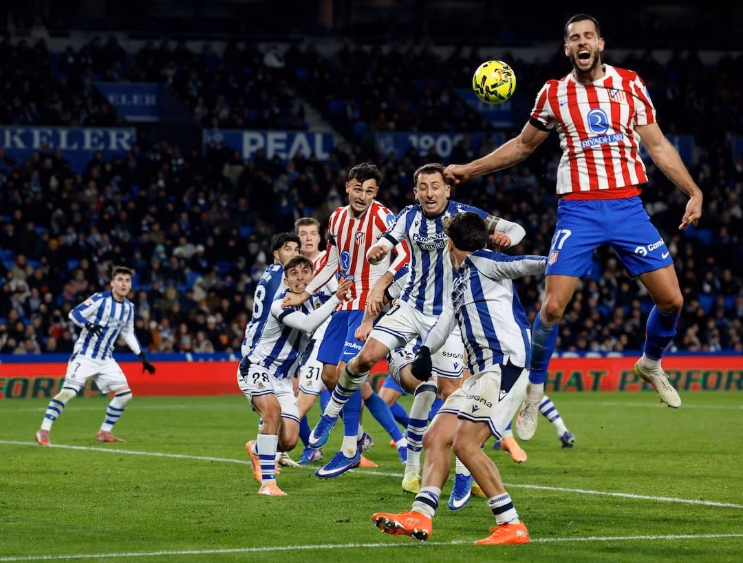 Atletico Madrid vs Real Sociedad.