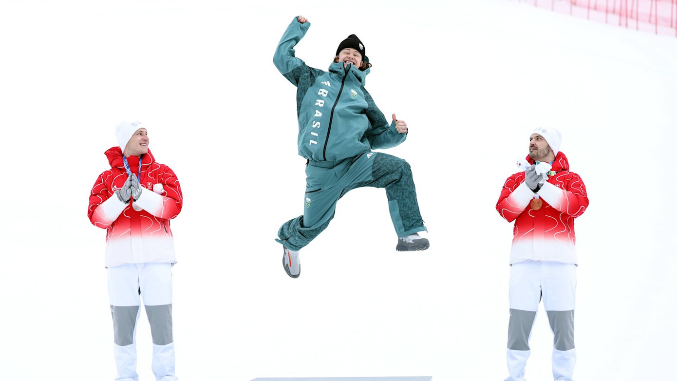 Lucas Pinheiro Braathen giành HCV đầu tiên trong lịch sử cho Brazil.