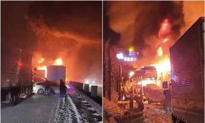 Nhật Bản: 50 xe đâm liên hoàn trên cao tốc, nhiều người thương vong