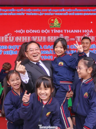 Sôi động ngày hội ‘Thiếu nhi vui khỏe - Tiến bước lên Đoàn’ của học sinh Thanh Hóa 