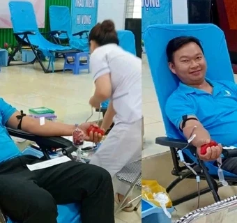 Vượt 50km, hai cán bộ Đoàn hiến máu cứu người