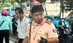Xử lý va chạm giao thông, 1 cán bộ CSGT ở Nha Trang bị người nước ngoài đấm chảy máu 