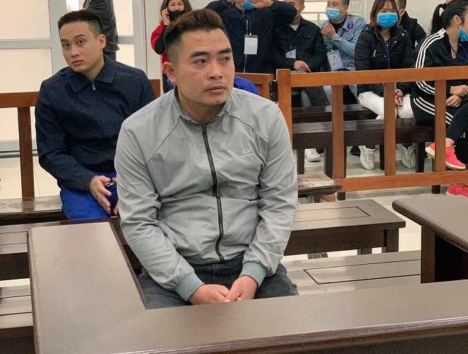 Bị cáo Nguyễn Đình Định tại tòa.