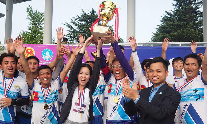 Du học sinh Việt tại Hàn tranh tài tại đại hội thể dục thể thao