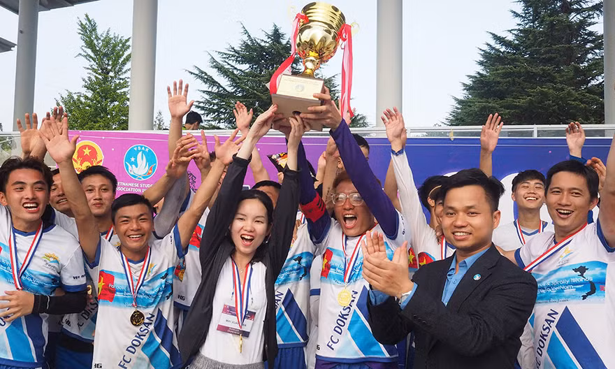 Du học sinh Việt tại Hàn tranh tài tại đại hội thể dục thể thao