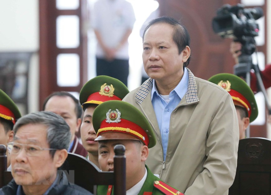 Bị cáo Trương Minh Tuấn tại tòa.