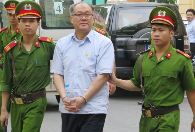 Phạm Công Danh tại tòa án Hà Nội.