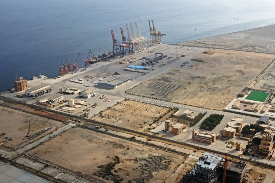 Cảng biển Gwadar, Pakistan, nơi Trung Quốc có ý định xây một căn cứ hậu cần phục vụ hải quân của họ