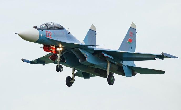 Tiêm kích hạng nặng Su-30SM của Không quân Belarus