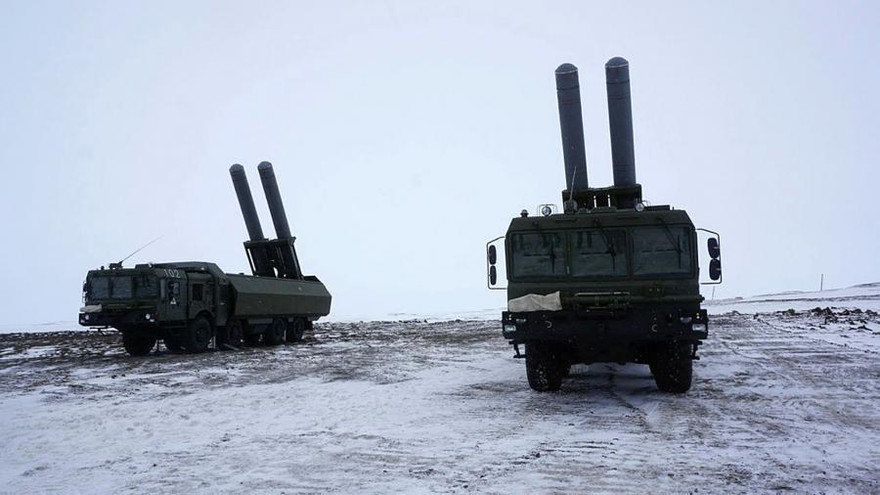 Hệ thống tên lửa ven biển Bastion trên đảo Alexandra Land