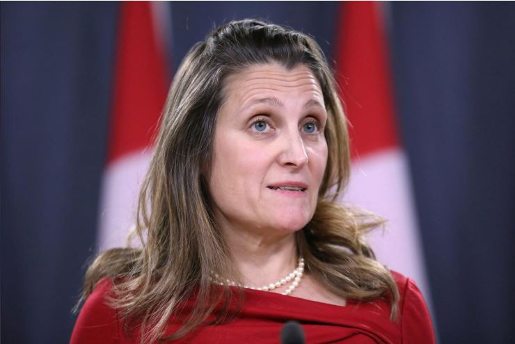 Ngoại trưởng Canada Chrystia Freeland