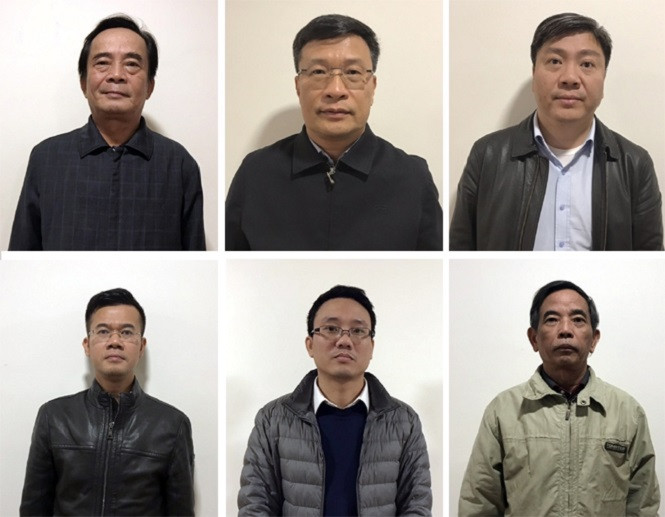 6 trong số 12 bị can trong vụ án tại BIDV.