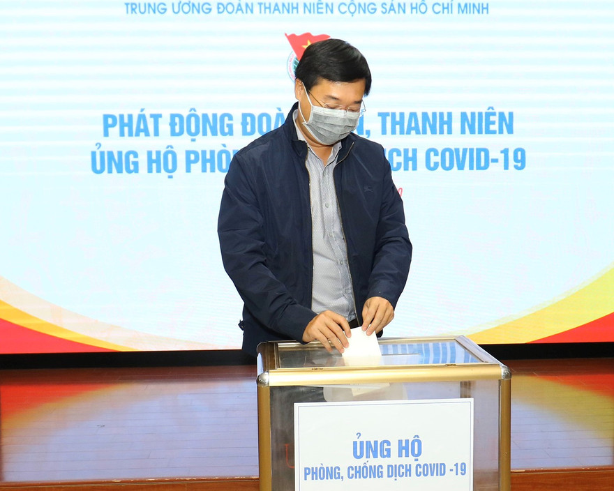 T.Ư Đoàn phát động ủng hộ phòng chống dịch Covid-19