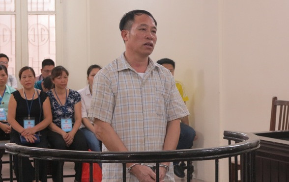 Đỗ Văn Phương tại tòa.