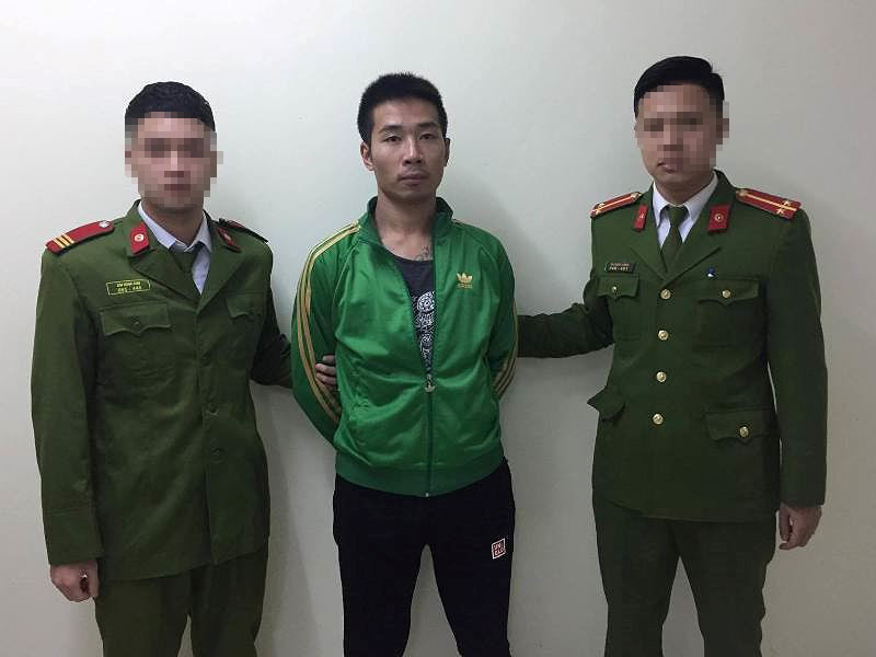 Nguyễn Phương Nam tại cơ quan công an.