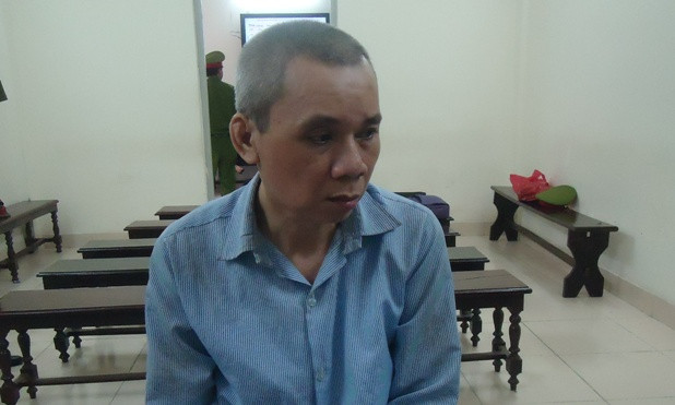 Bị cáo tại phiên toà.