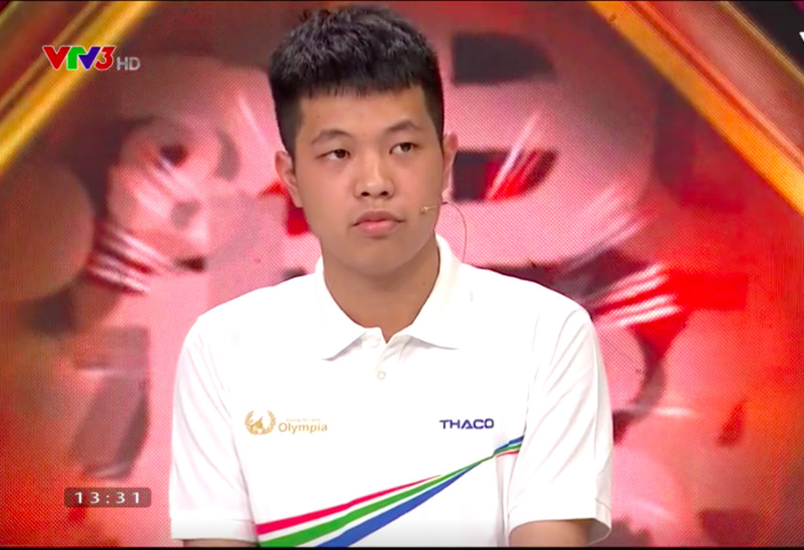 Quang Huy đã có phần thi vượt chướng ngại vật ấn tượng