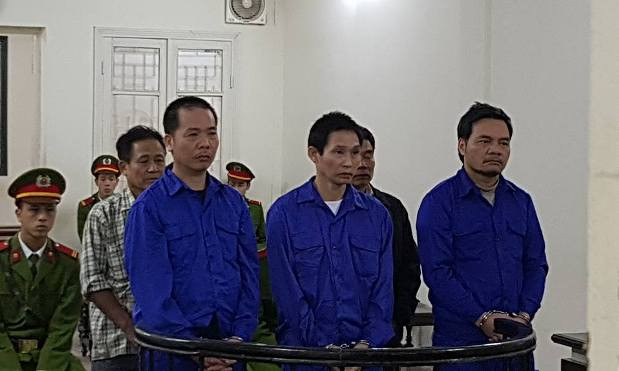 Các bị cáo tại tòa