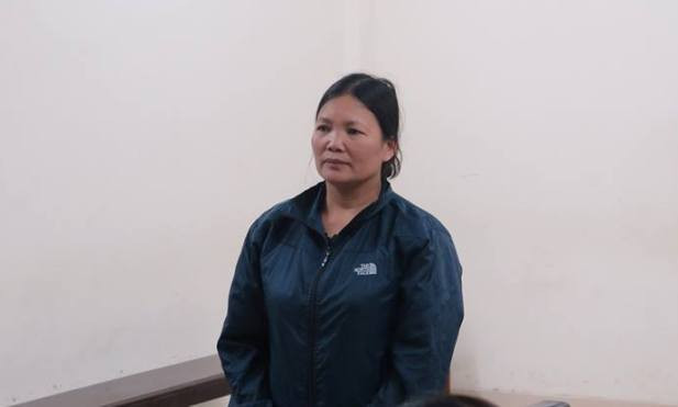 Bà Xuân tại toà phúc thẩm.