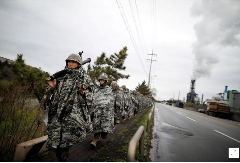 Mỹ, Hàn lại tập trận