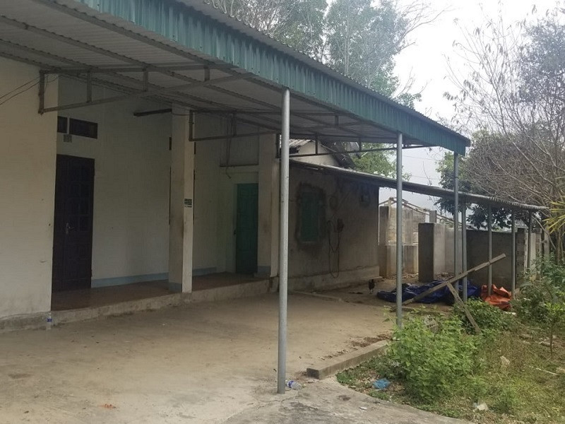 Căn nhà nơi phát hiện thi thể nạn nhân.