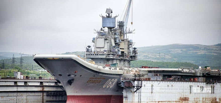 Tàu sân bay Kuznetsov của hải quân Nga