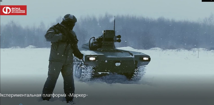 Xem người Nga thử nghiệm robot chiến đấu