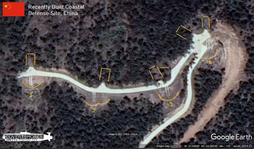 Hình ảnh vệ tinh cho thấy Trung Quốc vẫn đang đầu tư hệ thống phòng thủ bờ biển