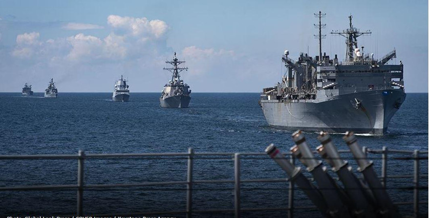 Tàu của NATO tập trận Baltops