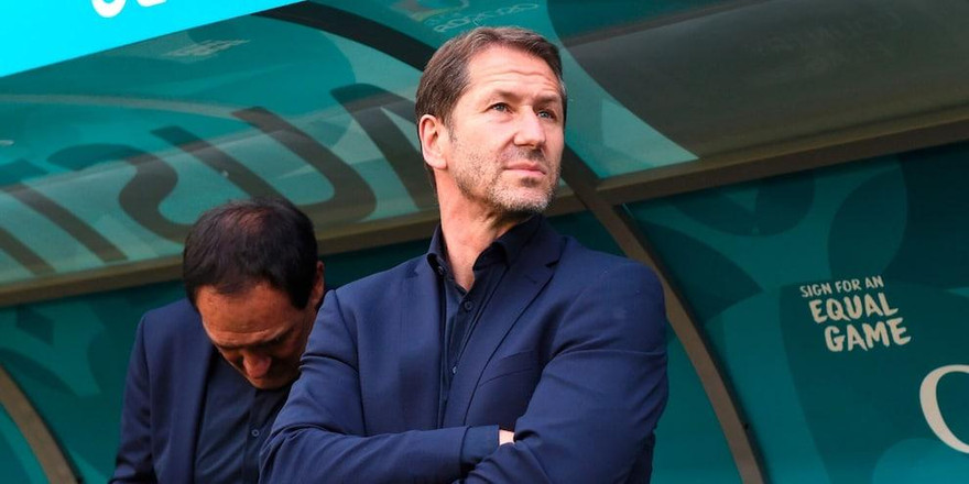 Huấn luyện viên người Đức Franco Foda của đội tuyển Áo 